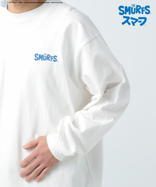 BAYFLOW(ベイフロー)の「【THE SMURFS/スマーフ】プリント長袖Tシャツ(Tシャツ/カットソー・メンズ・ホワイト/ブルー/チャコール・LARGE/MEDIUM)」の21枚目の写真