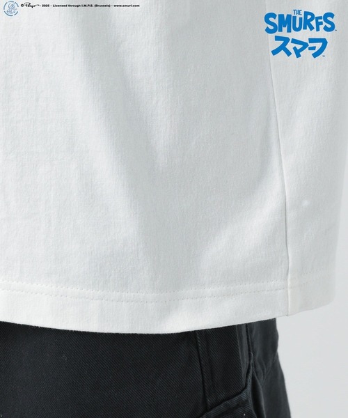 BAYFLOW(ベイフロー)の「【THE SMURFS/スマーフ】プリント長袖Tシャツ(Tシャツ/カットソー・メンズ・ホワイト/ブルー/チャコール・LARGE/MEDIUM)」の22枚目の写真