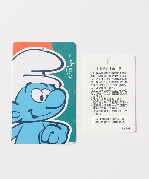 BAYFLOW(ベイフロー)の「【THE SMURFS/スマーフ】プリント長袖Tシャツ(Tシャツ/カットソー・メンズ・ホワイト/ブルー/チャコール・LARGE/MEDIUM)」の4枚目の写真