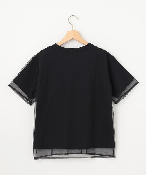 組曲（クミキョク）の「チュールロゴ Ｔシャツ（Tシャツ/カットソー・レディース・アイボリー系/ブラック系・3/2）」の14枚目の写真