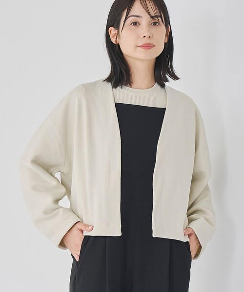 RONEL(ロネル)の「PE14G ロングスリーブカーディガン(カーディガン/ボレロ・レディース・ネイビー/オフホワイト/ブラック・S/M)」の1枚目の写真