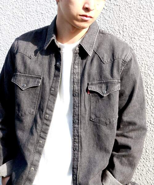 Levi's(リーバイス)の「Levi's(リーバイス)【メンズ】「JACKSON WORKER」デニムシャツ(シャツ/ブラウス・メンズ・ブラック・L/M/S)」の13枚目の写真