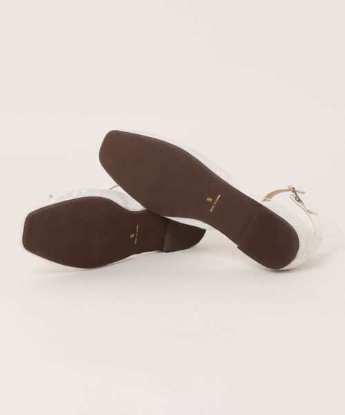 TINA：JOJUN（ティーナジョジュン）の「リボン付き レースバレエシューズ TINA：JOJUN（バレエシューズ・レディース・アイボリー/ピンク・S/M/L）」の13枚目の写真