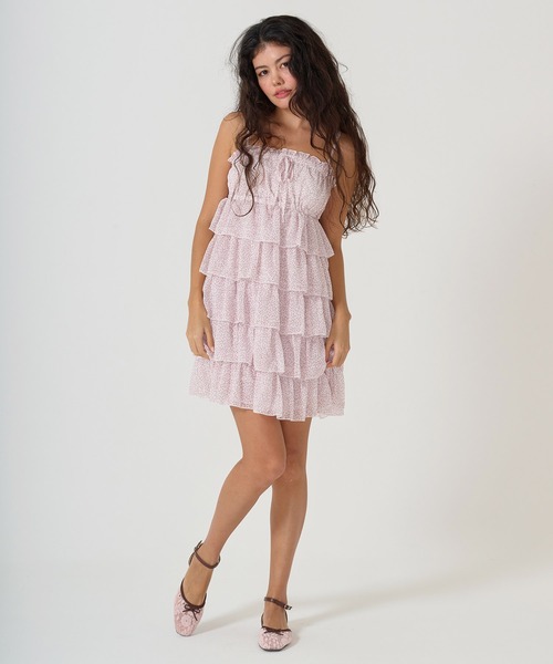 TINA：JOJUN（ティーナジョジュン）の「リボン付き レースバレエシューズ TINA：JOJUN（バレエシューズ・レディース・アイボリー/ピンク・S/M/L）」の10枚目の写真