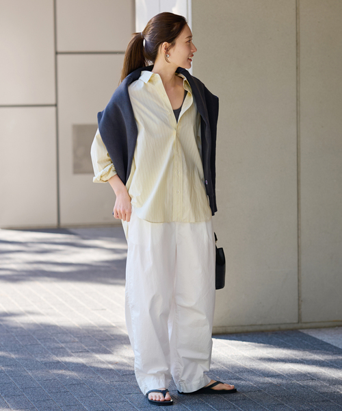 FRAMeWORK（フレームワーク）の「≪追加≫カラーストライプREG-SHT 2（シャツ/ブラウス・レディース・オレンジ/イエロー/レッド/ブルー・FREE）」の16枚目の写真