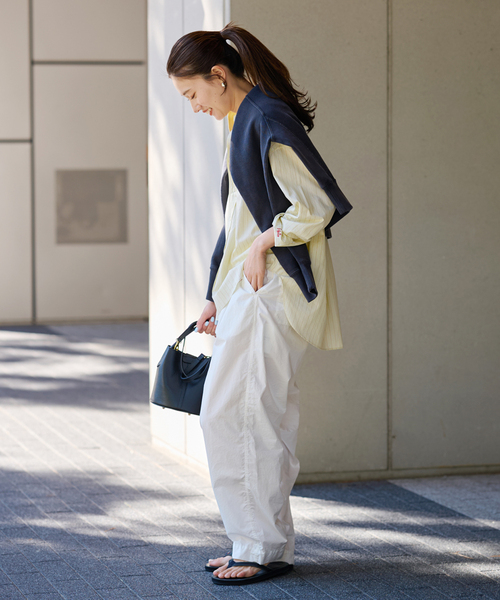 FRAMeWORK（フレームワーク）の「≪追加≫カラーストライプREG-SHT 2（シャツ/ブラウス・レディース・オレンジ/イエロー/レッド/ブルー・FREE）」の17枚目の写真