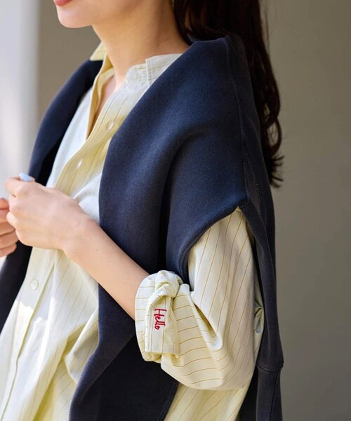 FRAMeWORK（フレームワーク）の「≪追加≫カラーストライプREG-SHT 2（シャツ/ブラウス・レディース・オレンジ/イエロー/レッド/ブルー・FREE）」の22枚目の写真