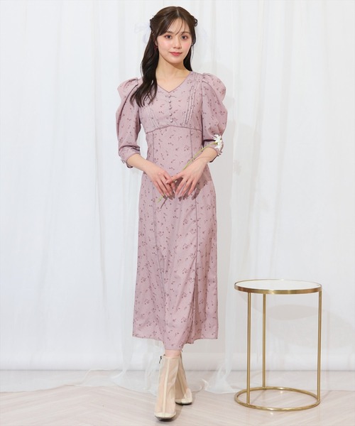 WILLSELECTION（ウィルセレクション）の「フラワードットパイピングフレアワンピース（ワンピース・レディース・ブラック系その他/ホワイト系その他/レッド系その他・FREE）」の22枚目の写真