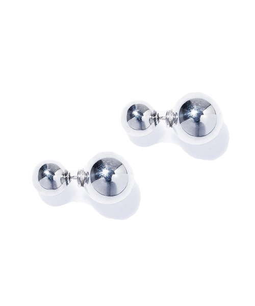 quip queint(クイップクエイント)の「【quip queint】bowling catch pierce S/ボウリング キャッチ ピアス S QU175(ピアス(両耳用)・レディース・シルバー・FREE)」の2枚目の写真