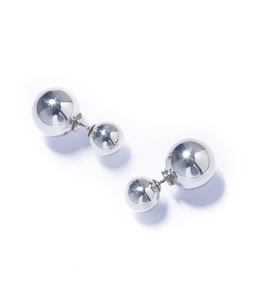 quip queint(クイップクエイント)の「【quip queint】bowling catch pierce S/ボウリング キャッチ ピアス S QU175(ピアス(両耳用)・レディース・シルバー・FREE)」の6枚目の写真