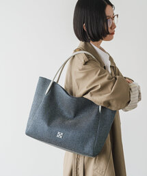 セール】【Nylon Denim】［A4サイズ対応］シンプルトートバッグ