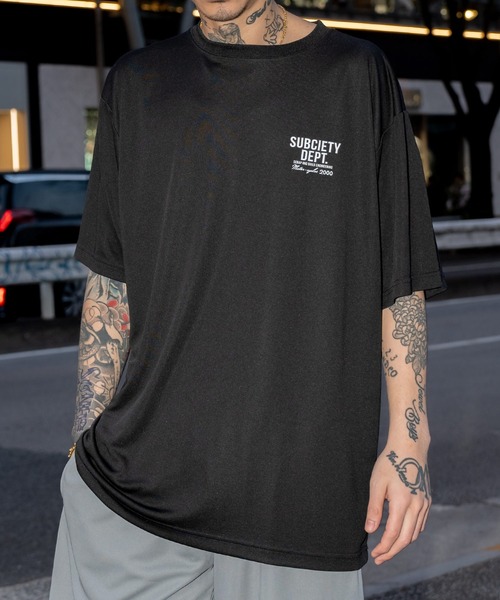 SBCY Sport(エスビーシーワイスポーツ)の「Dry tee S/S-DEPT.-(Tシャツ/カットソー・メンズ・ホワイト/ブラック・LARGE/MEDIUM/SMALL/XX-LARGE/X-LARGE)」の7枚目の写真