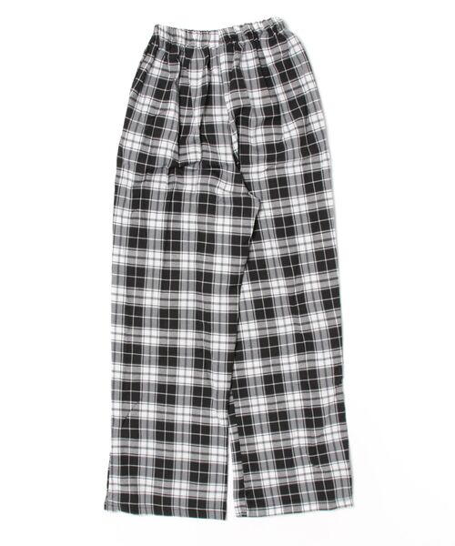 urge：（アージコロン ）の「【URGE：】タータンチェック柄 バギー イージー パンツ（その他パンツ・レディース・ブラック・X-LARGE/LARGE/MEDIUM/SMALL）」の3枚目の写真