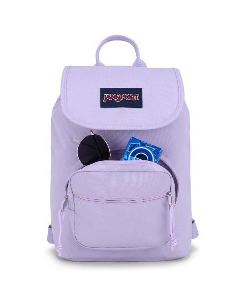JANSPORT(ジャンスポーツ)の「JANSPORT HIGHLANDS MINI PACK(ジャンスポーツ ハイランズミニパック)(バックパック/リュック・メンズ・ホワイト系/パープル系・FREE)」の10枚目の写真