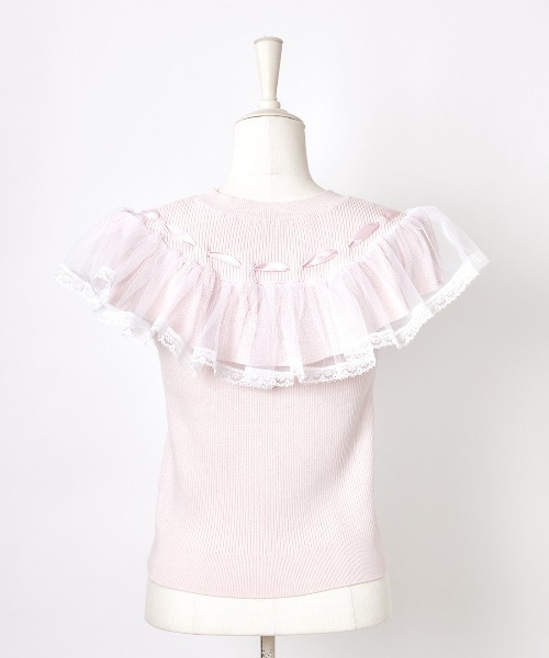 mellfy memory メルフィーメモリー ホワイト ニット ブラウス mellfy memory メルフィーメモリー ニット ホワイト mellfy memory