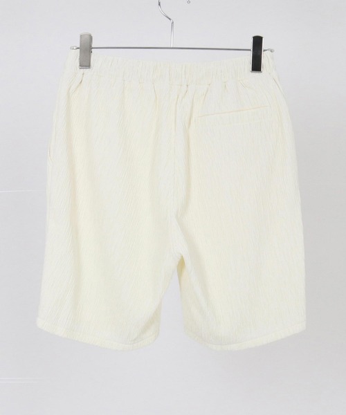 Magine(マージン)の「mp13472-Textured Jacquard Fabric Short Pants ショートパンツ(その他パンツ・メンズ・ブラック/ホワイト/チャコール・44/46/48)」の9枚目の写真