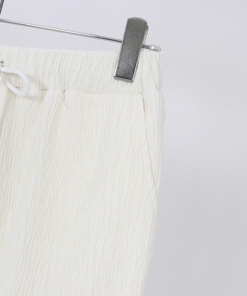 Magine(マージン)の「mp13472-Textured Jacquard Fabric Short Pants ショートパンツ(その他パンツ・メンズ・ブラック/ホワイト/チャコール・44/46/48)」の7枚目の写真