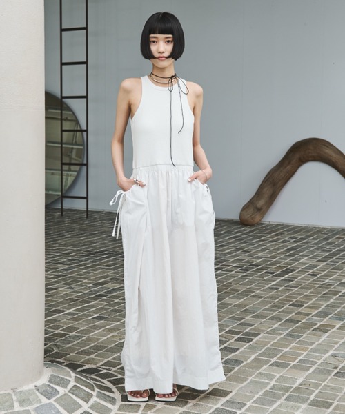 AIC.（エーアイシー）の「パッド付きアメスリコンビワンピース（ワンピース・レディース・オフホワイト/ブラック・FREE）」の20枚目の写真