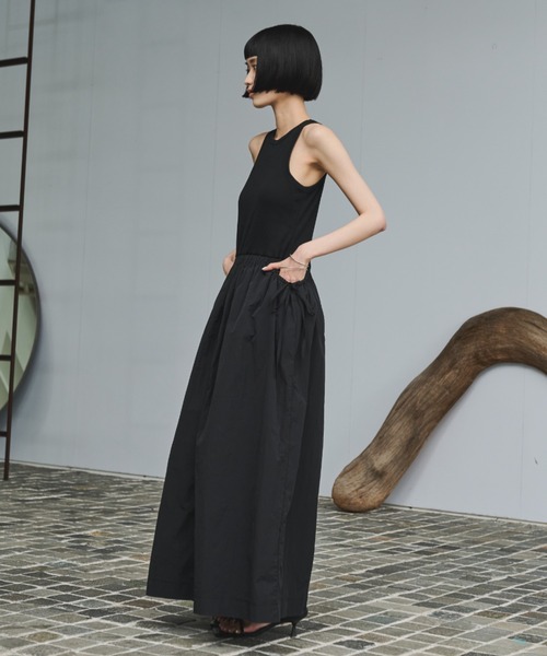 AIC.（エーアイシー）の「パッド付きアメスリコンビワンピース（ワンピース・レディース・オフホワイト/ブラック・FREE）」の13枚目の写真