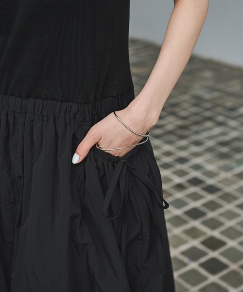 AIC.（エーアイシー）の「パッド付きアメスリコンビワンピース（ワンピース・レディース・オフホワイト/ブラック・FREE）」の19枚目の写真