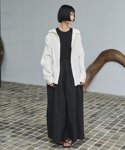 AIC.（エーアイシー）の「パッド付きアメスリコンビワンピース（ワンピース・レディース・オフホワイト/ブラック・FREE）」の6枚目の写真