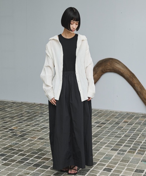 AIC.（エーアイシー）の「パッド付きアメスリコンビワンピース（ワンピース・レディース・オフホワイト/ブラック・FREE）」の8枚目の写真