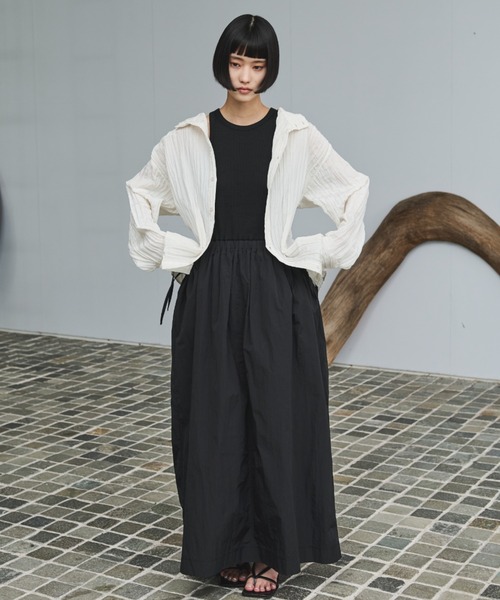 AIC.（エーアイシー）の「パッド付きアメスリコンビワンピース（ワンピース・レディース・オフホワイト/ブラック・FREE）」の9枚目の写真