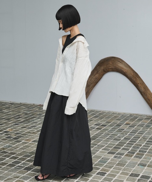 AIC.（エーアイシー）の「パッド付きアメスリコンビワンピース（ワンピース・レディース・オフホワイト/ブラック・FREE）」の7枚目の写真