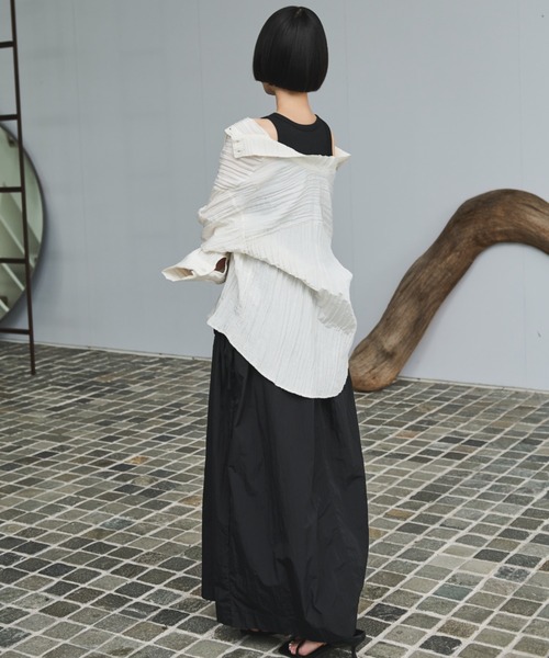 AIC.（エーアイシー）の「パッド付きアメスリコンビワンピース（ワンピース・レディース・オフホワイト/ブラック・FREE）」の10枚目の写真