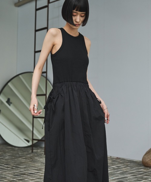 AIC.（エーアイシー）の「パッド付きアメスリコンビワンピース（ワンピース・レディース・オフホワイト/ブラック・FREE）」の17枚目の写真