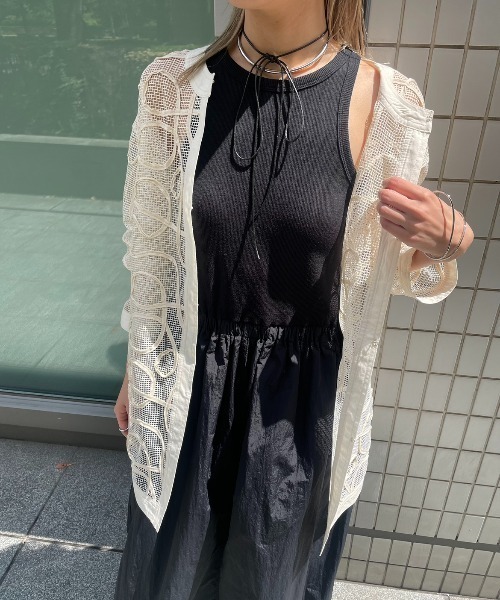 AIC.(エーアイシー)の「パッド付きアメスリコンビワンピース(ワンピース・レディース・オフホワイト/ブラック・FREE)」の17枚目の写真