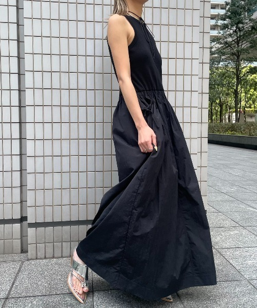 AIC.(エーアイシー)の「パッド付きアメスリコンビワンピース(ワンピース・レディース・オフホワイト/ブラック・FREE)」の12枚目の写真