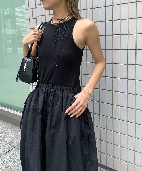 AIC.(エーアイシー)の「パッド付きアメスリコンビワンピース(ワンピース・レディース・オフホワイト/ブラック・FREE)」の19枚目の写真