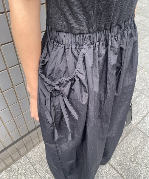 AIC.（エーアイシー）の「パッド付きアメスリコンビワンピース（ワンピース・レディース・オフホワイト/ブラック・FREE）」の5枚目の写真