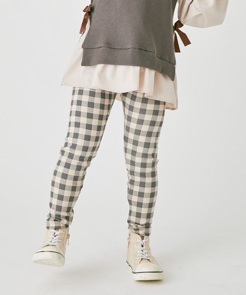 ever closet（エバークローゼット）の「総柄レギンス（レギンス/スパッツ・キッズ・モカ/チャコール/ブルー系その他/グレー系その他2/ネイビー/ホワイト系その他/ブラウン系その他/グレー系その他/ブラウン系その他4/ブラウン系その他6/ブラウン系その他7/オレンジ系1/ブラック系その他/ホワイト/グレー/ブラック系その他2・80ｃｍ/90cm/100cm/110cm/120cm/130cm/140cm/150cm）」の7枚目の写真