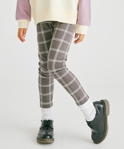 ever closet（エバークローゼット）の「総柄レギンス（レギンス/スパッツ・キッズ・モカ/チャコール/ブルー系その他/グレー系その他2/ネイビー/ホワイト系その他/ブラウン系その他/グレー系その他/ブラウン系その他4/ブラウン系その他6/ブラウン系その他7/オレンジ系1/ブラック系その他/ホワイト/グレー/ブラック系その他2・80ｃｍ/90cm/100cm/110cm/120cm/130cm/140cm/150cm）」の9枚目の写真
