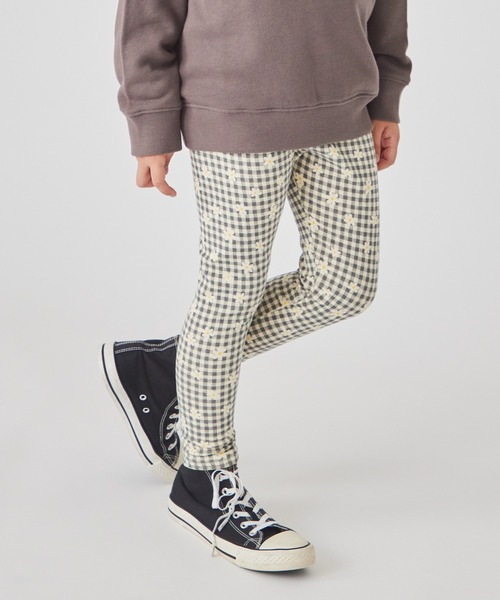 ever closet（エバークローゼット）の「総柄レギンス（レギンス/スパッツ・キッズ・モカ/チャコール/ブルー系その他/グレー系その他2/ネイビー/ホワイト系その他/ブラウン系その他/グレー系その他/ブラウン系その他4/ブラウン系その他6/ブラウン系その他7/オレンジ系1/ブラック系その他/ホワイト/グレー/ブラック系その他2・80ｃｍ/90cm/100cm/110cm/120cm/130cm/140cm/150cm）」の14枚目の写真