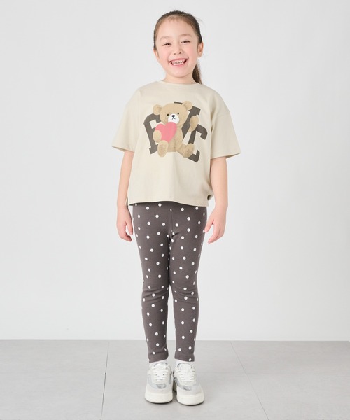 ever closet（エバークローゼット）の「総柄レギンス（レギンス/スパッツ・キッズ・モカ/チャコール/ブルー系その他/グレー系その他2/ネイビー/ホワイト系その他/ブラウン系その他/グレー系その他/ブラウン系その他4/ブラウン系その他6/ブラウン系その他7/オレンジ系1/ブラック系その他/ホワイト/グレー/ブラック系その他2・80ｃｍ/90cm/100cm/110cm/120cm/130cm/140cm/150cm）」の19枚目の写真