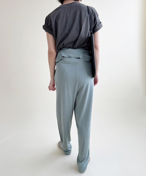 EDIT. FOR LULU（エディットフォールル）の「ジップ ニットオールインワン（つなぎ/オールインワン・レディース・グレー/ネイビー・36/34）」の7枚目の写真