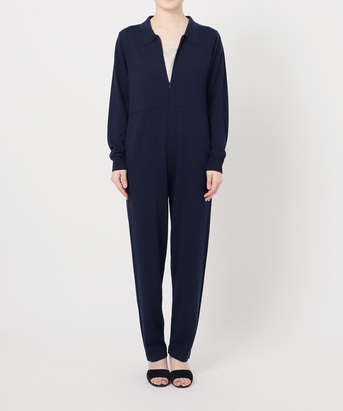 EDIT. FOR LULU（エディットフォールル）の「ジップ ニットオールインワン（つなぎ/オールインワン・レディース・グレー/ネイビー・36/34）」の15枚目の写真