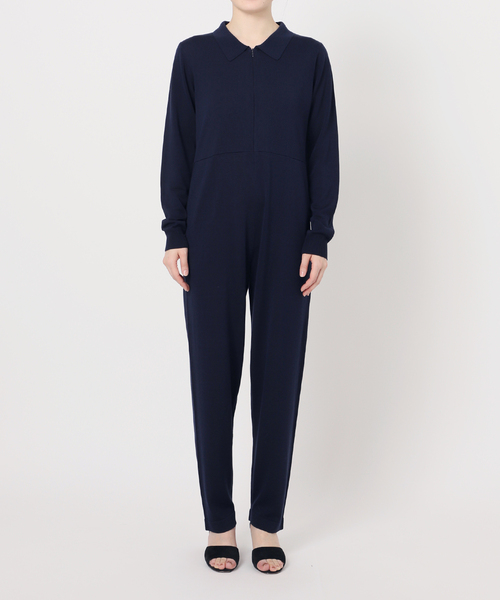 EDIT. FOR LULU（エディットフォールル）の「ジップ ニットオールインワン（つなぎ/オールインワン・レディース・グレー/ネイビー・36/34）」の16枚目の写真