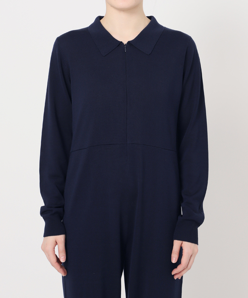 EDIT. FOR LULU（エディットフォールル）の「ジップ ニットオールインワン（つなぎ/オールインワン・レディース・グレー/ネイビー・36/34）」の20枚目の写真