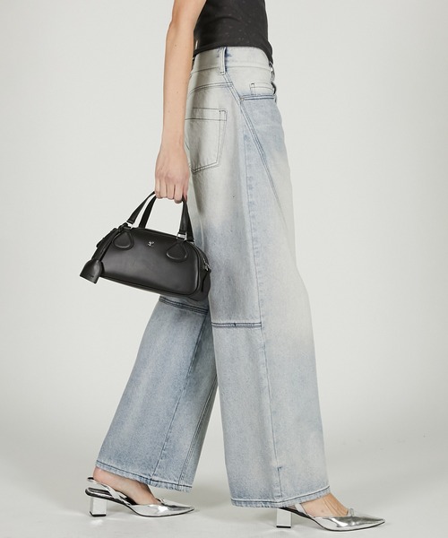 PRANK PROJECT（プランクプロジェクト）の「【Pre-Order】カーブラインデニム / Curve Line Denim（デニムパンツ・レディース・ブラウン/ブルー/ライトブルー・36/38）」の18枚目の写真