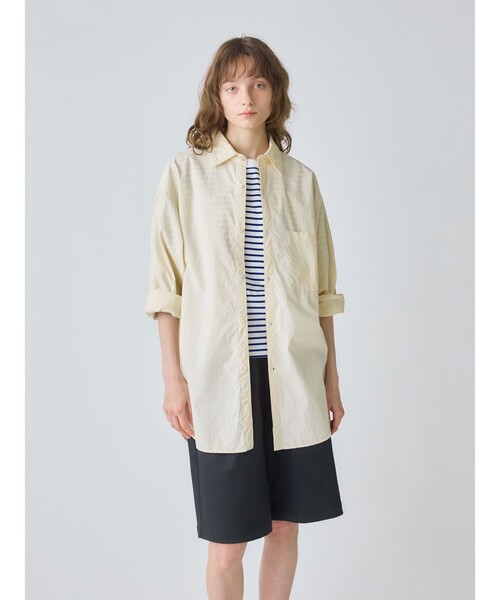 MidiUmi（ミディウミ）の「MidiUmi タックショートパンツ（その他パンツ・レディース・アイボリー/ベージュ/ネイビー・FREE）」の17枚目の写真