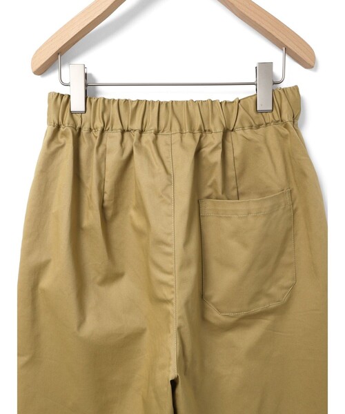 Midi Umi ミディウミ　黒いリボン付きチノパンショートパンツ MidiUmi｜tuck short pants - MidiUmi(ミディウミ) | キナリノモール