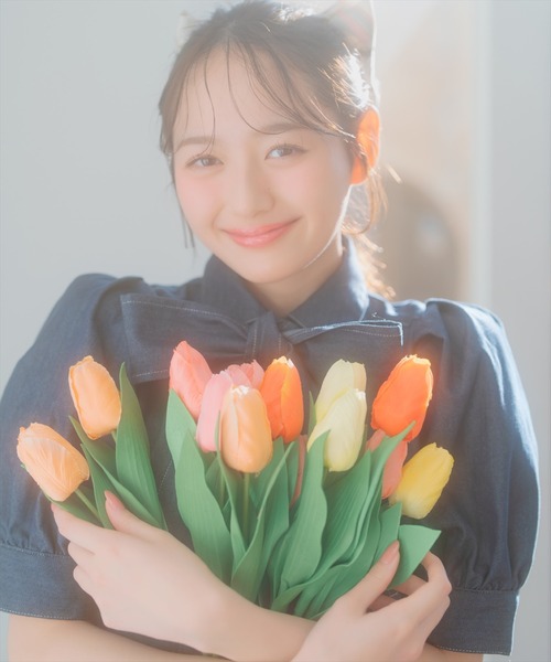 WILLSELECTION(ウィルセレクション)の「リボンタイコルセットシャツワンピース(ワンピース・レディース・オフホワイト/サックスブルー/ネイビー/ブラック系その他・FREE)」の16枚目の写真
