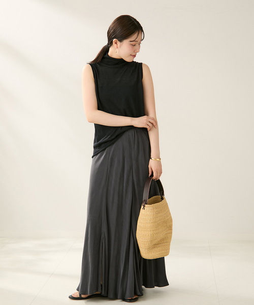 plage(プラージュ)の「silk/linen nuance プルオーバー(ニット/セーター・レディース・ブラック/カーキ・FREE)」の20枚目の写真