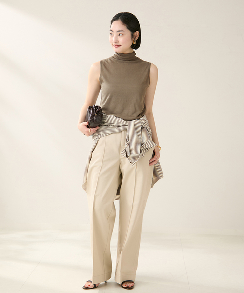 plage(プラージュ)の「silk/linen nuance プルオーバー(ニット/セーター・レディース・ブラック/カーキ・FREE)」の22枚目の写真