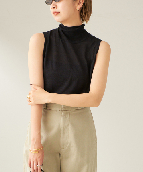 Plage silk/linen nuance プルオーバー 新品未使用 セール】silk/linen nuance プルオーバー（ニット/セーター