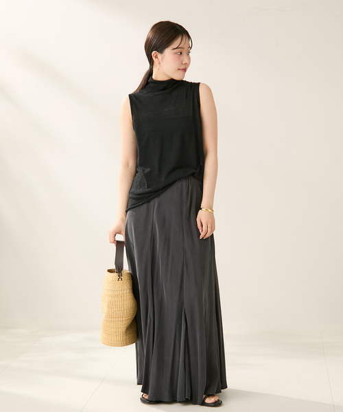 Plage silk/linen nuance プルオーバー 新品未使用 セール】silk/linen nuance プルオーバー（ニット/セーター